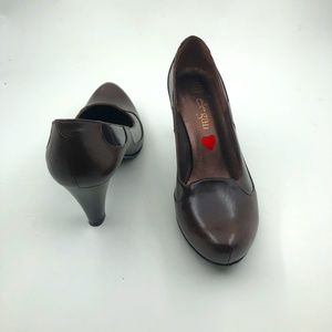 HANDMADE LEATHER WOMAN HEELS